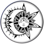 Sun and Moon Tragus Cartilage Earring