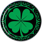 Green St Patricks Day Shamrock Tragus Cartilage Earring