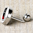 16G 1/4 Battery Empty Cartilage Tragus Earring by Onyx O