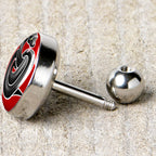 16G 1/4 Black Snake Cartilage Tragus Earring by Onyx O
