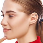 16G 1/4 Hot Pink Cool S Tragus Cartilage Earring by Onyx O