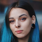 16G 1/4 Hot Pink Cool S Tragus Cartilage Earring by Onyx O