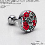 16G 1/4 Blossom Creation Vibrant Bloom of Flowers Cartilage Earring by Onyx O