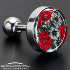16G 1/4 Blossom Creation Vibrant Bloom of Flowers Cartilage Earring by Onyx O