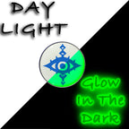 16G 1/4 Glow in the Dark Evil Eye Tragus Cartilage Earring by Onyx O