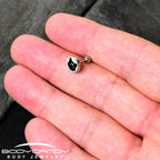 16G 1/4 Glow in the Dark Mystic Kitty Cat Tragus Cartilage Earring by Onyx O
