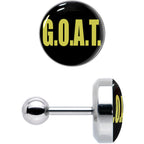 16G 1/4 G.O.A.T. Cartilage Tragus Earring by Onyx O