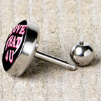 16G 1/4 Love That 4 You Cartilage Tragus Earring by Onyx O