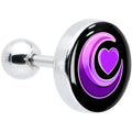 16G 1/4 Crescent Moon Heart Tragus Cartilage Earring by Onyx O
