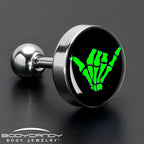 16G 1/4 Shaka Hand Cartilage Tragus Earring by Onyx O