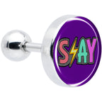 16G 1/4 Colorful Lighting SLAY Tragus Cartilage Earring by Onyx O