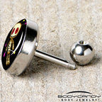 16G 1/4 Voodoo Doll Tragus Cartilage Earring by Onyx O