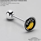 That is Bananas Barbell Tongue Ring by Onyx O