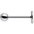 Custom Glow in the Dark Logo Stainless Steel Barbell Tongue Ring