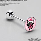 Krampus Cutie Holiday Barbell Tongue Ring by Onyx O