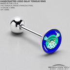 Pufferfish Barbell Tongue Ring by Onyx O