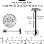 Donkey Smart Ass Barbell Tongue Ring by Onyx O