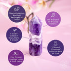 Cycle Breaker - Chevron Amethyst Point of Transformation
