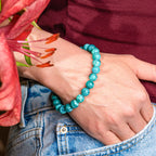 Empire of Her Own – Premium Blue Amazonite Bracelet