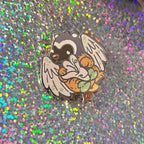 Honeysuckle Badger-gryff ~ Enamel Pin