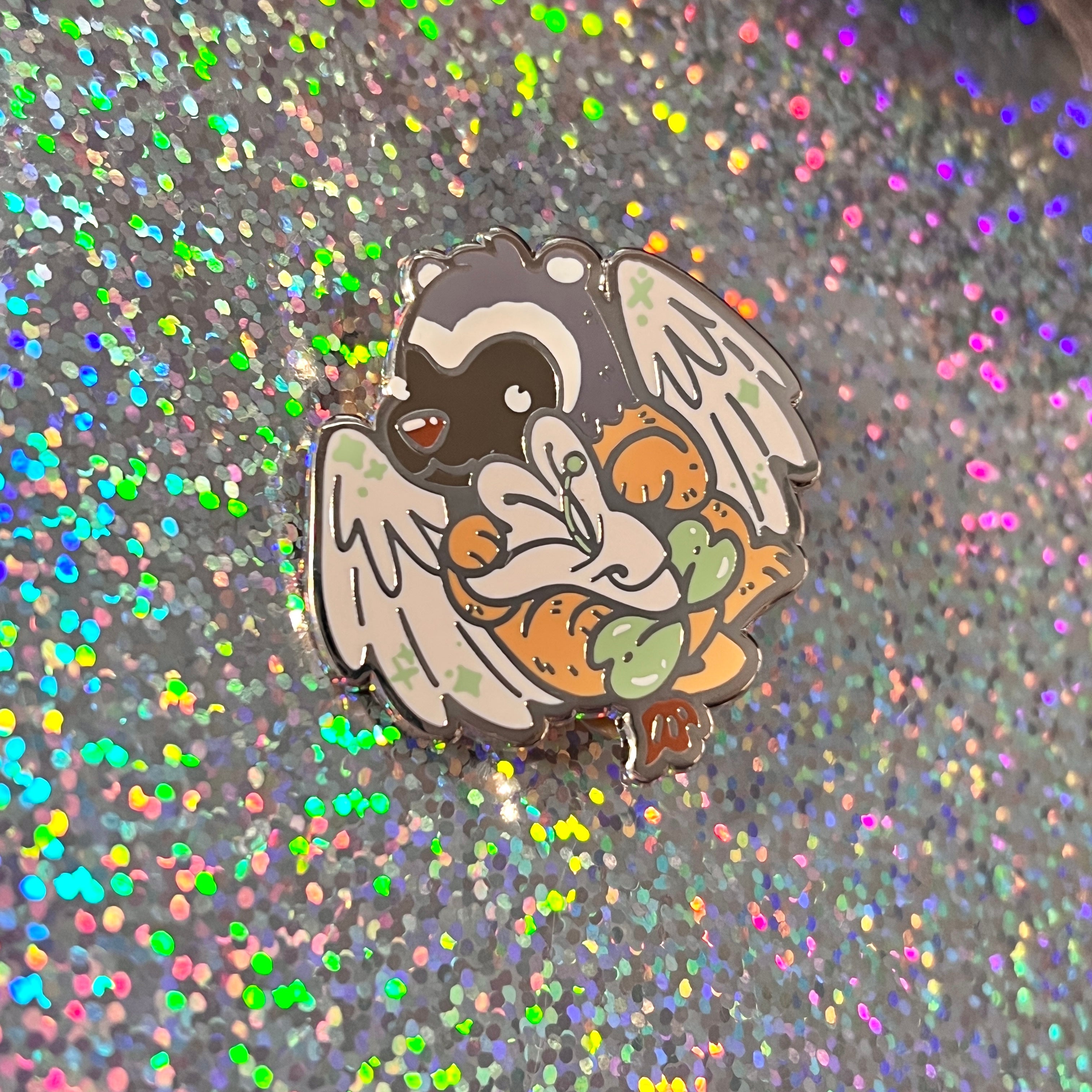 Honeysuckle Badger-gryff ~ Enamel Pin