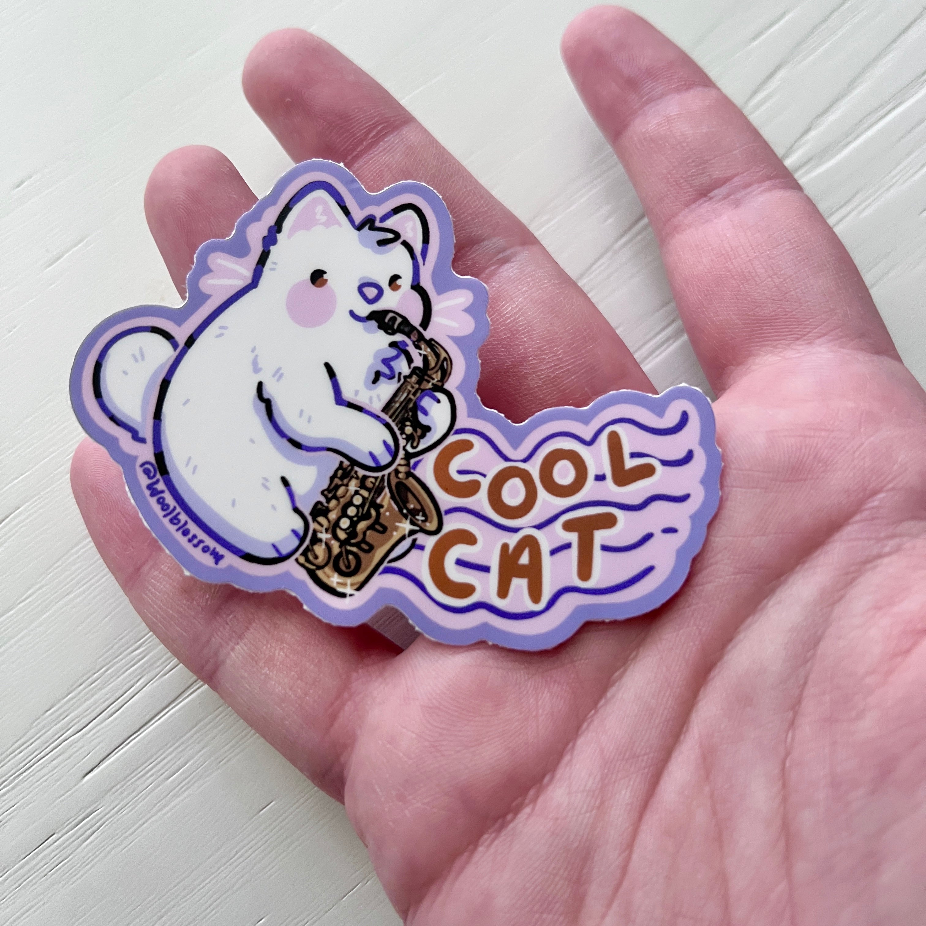 Cool Cat Jazz ~ Sticker