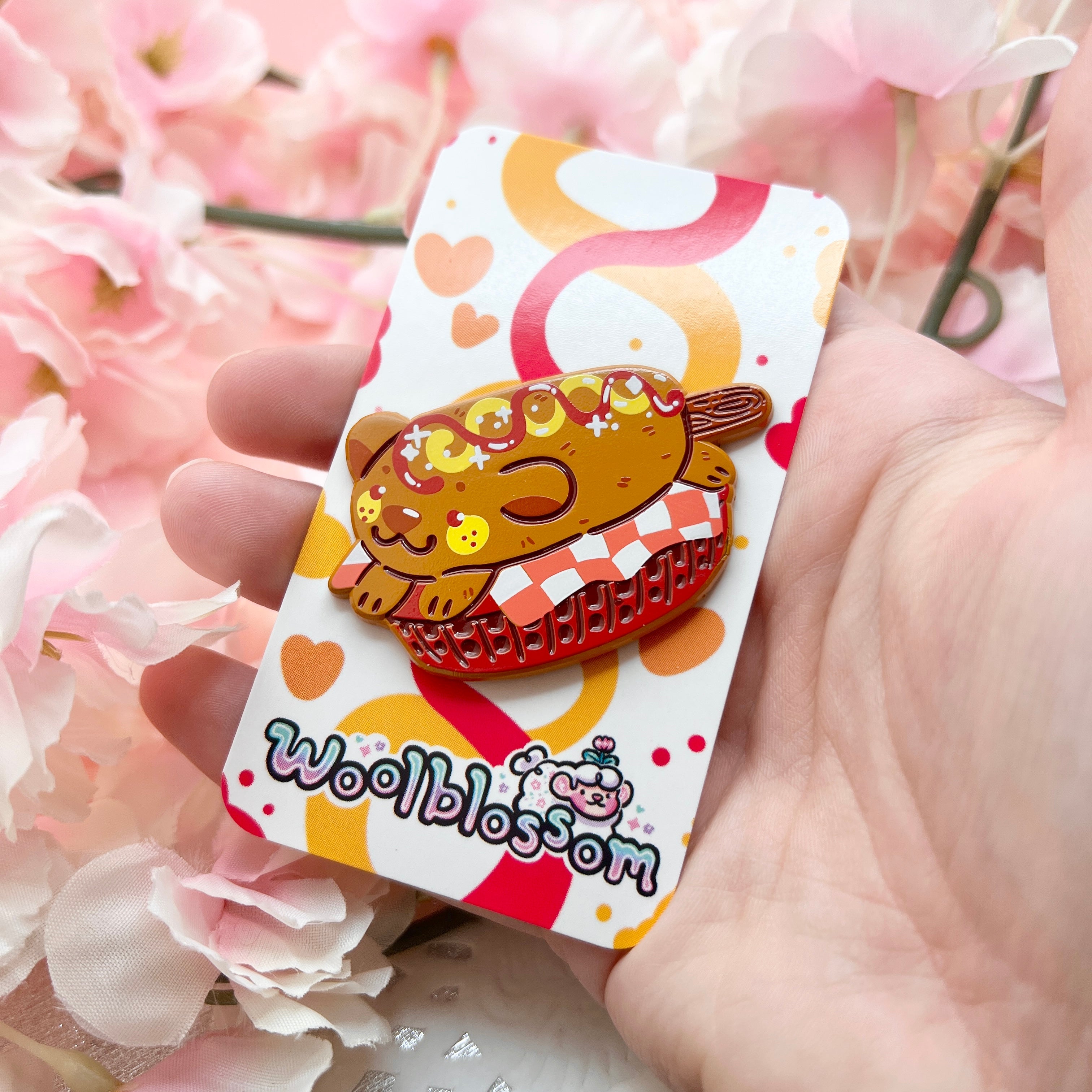 Corndog ~ Soft Enamel Pin
