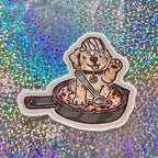 Cookie Skillet Puppy ~ Sticker