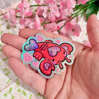 Ruby the Love-ster ~ Pixie Dust Glitter Sticker