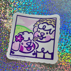 Big Sprout and Cherry Stamp ~ Sticker