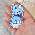 Snowfluff Winter Cat ~ Sticker