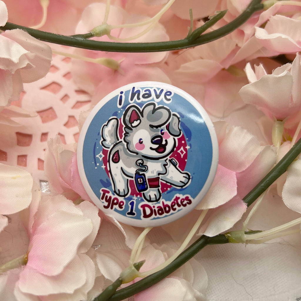 Diabetes Puppies ~ Buttons