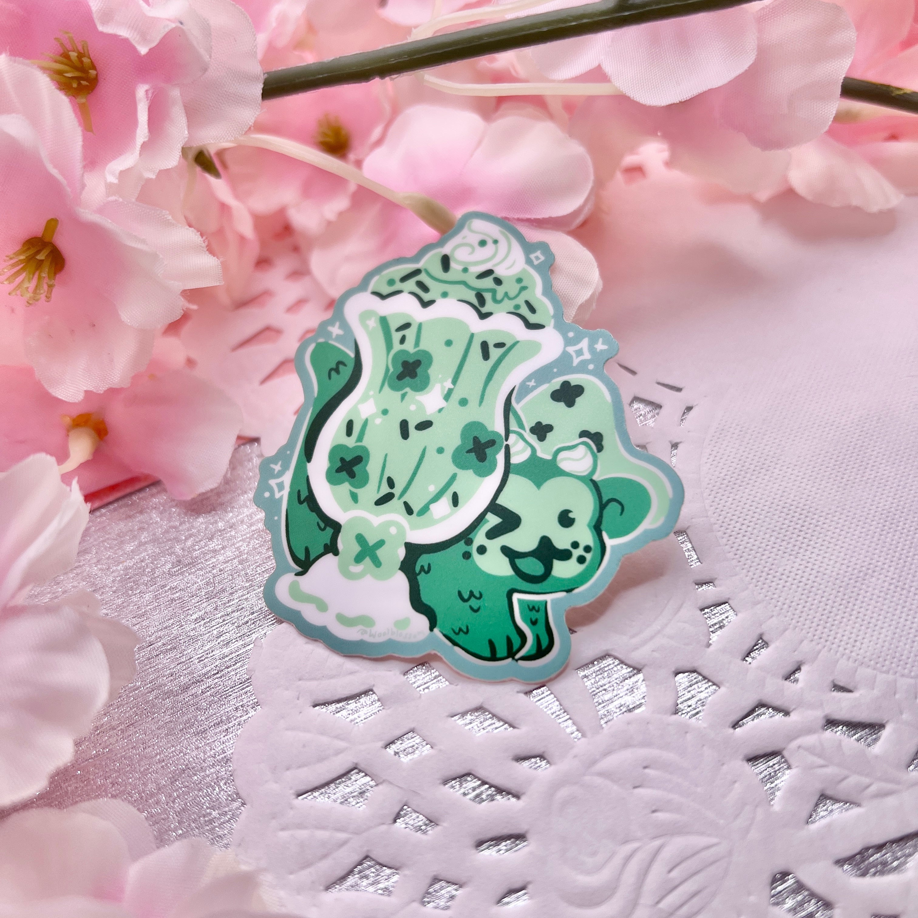 Clover Mint Shake Dragon ~ Sticker