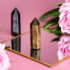 The Upper Hand – Gold & Silver Sheen Obsidian Points