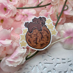 Gingersnap Cookie Puppy ~ Sticker