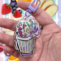 "Fruity" Blender ~ Glitter Acrylic Keychain Charm