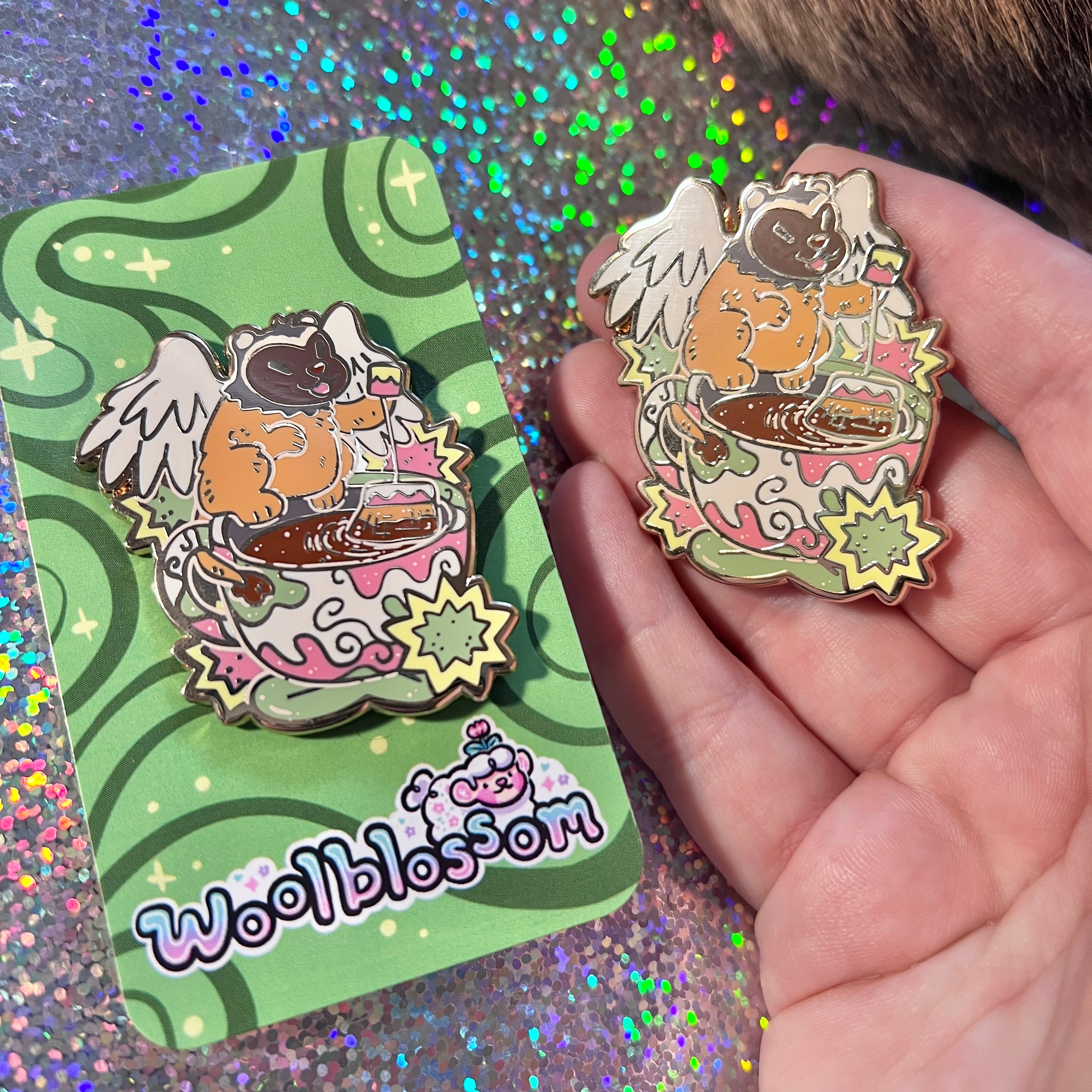 Badger-gryff Tea ~ Enamel Pin