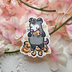 Mac and Cheese Opossum ~ Sticker