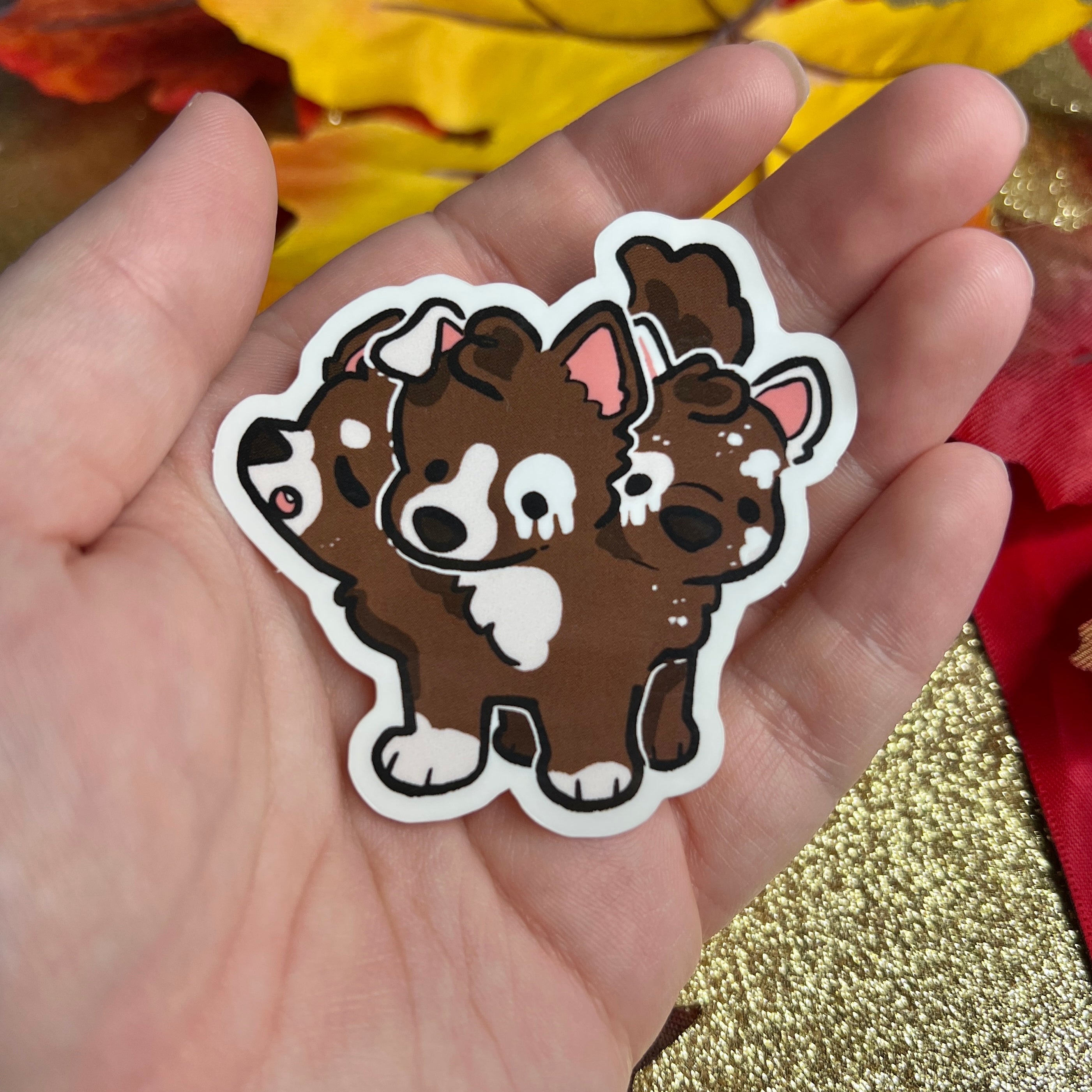 Cerberus Puppy ~ Sticker