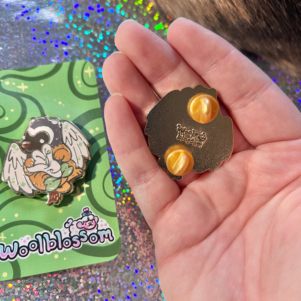 Honeysuckle Badger-gryff ~ Enamel Pin