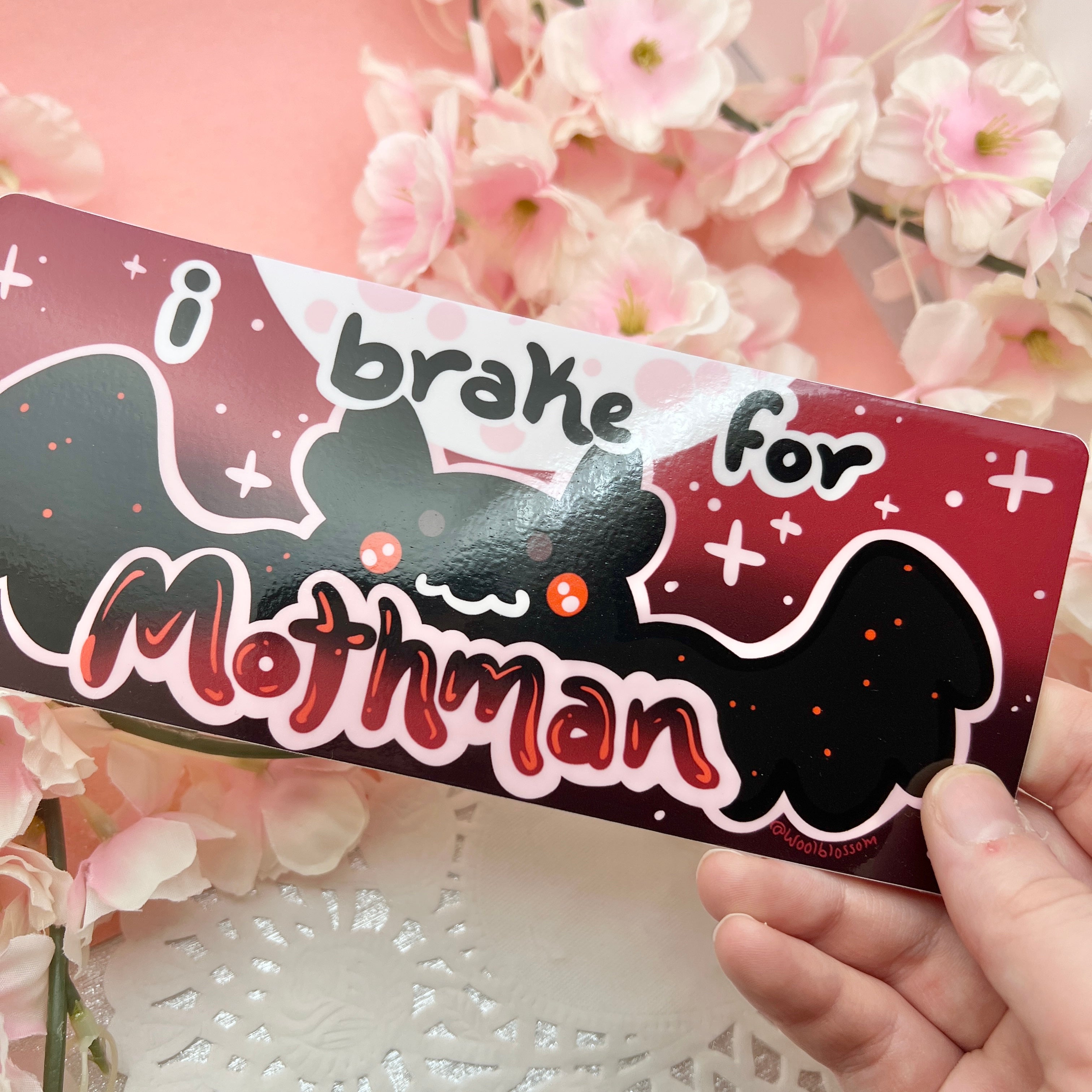"I Brake for Mothman" ~ Bumper Sticker