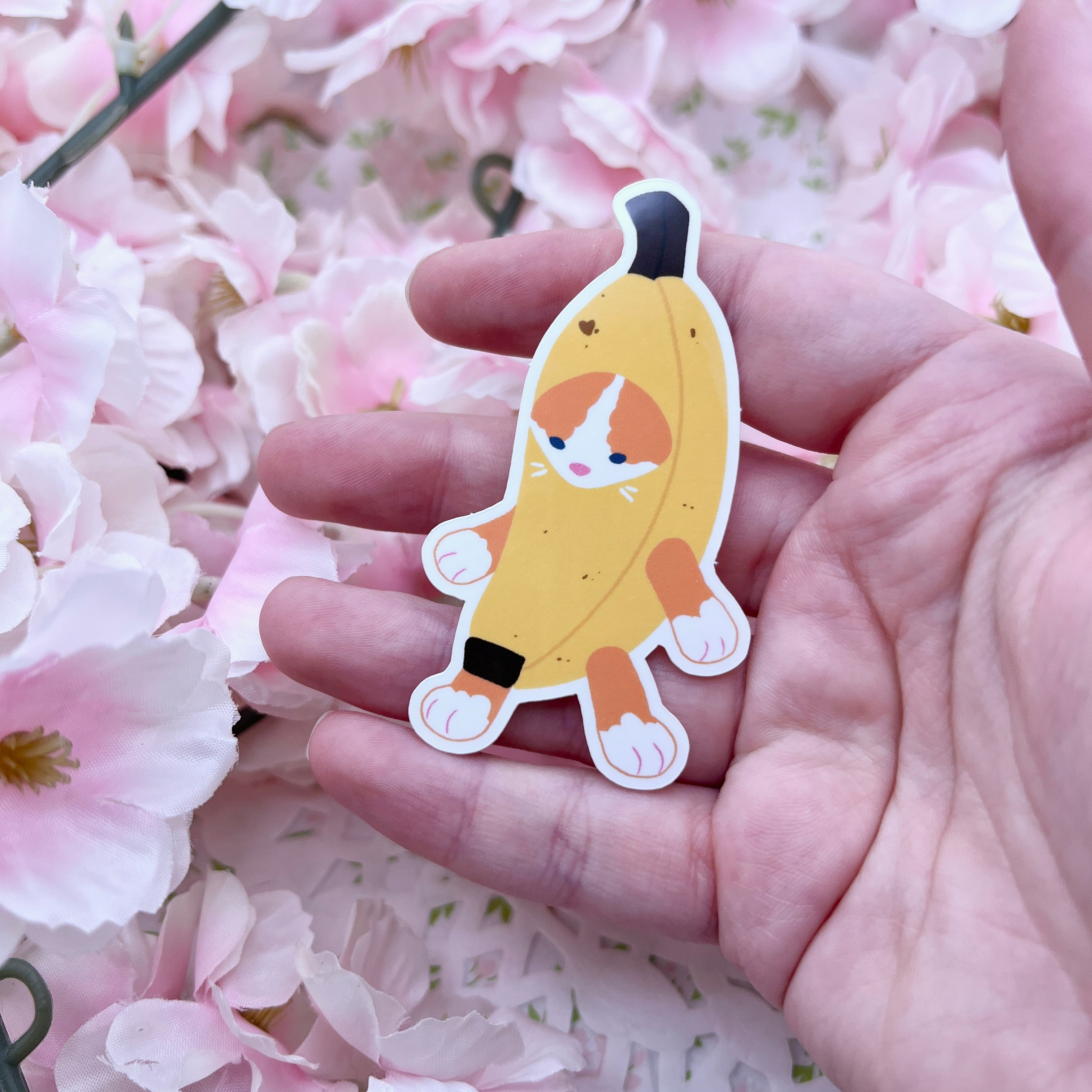Banana Cat ~ Sticker v.2