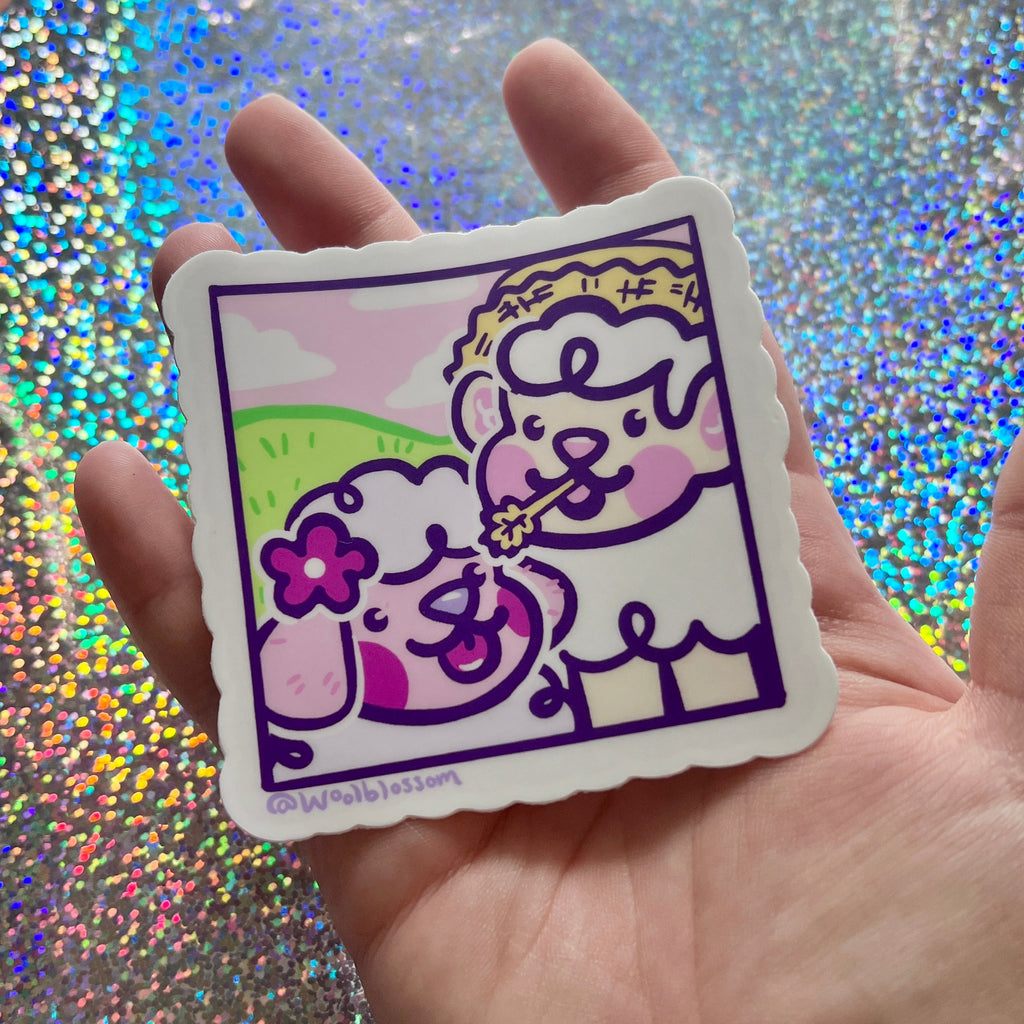 Big Sprout and Cherry Stamp ~ Sticker