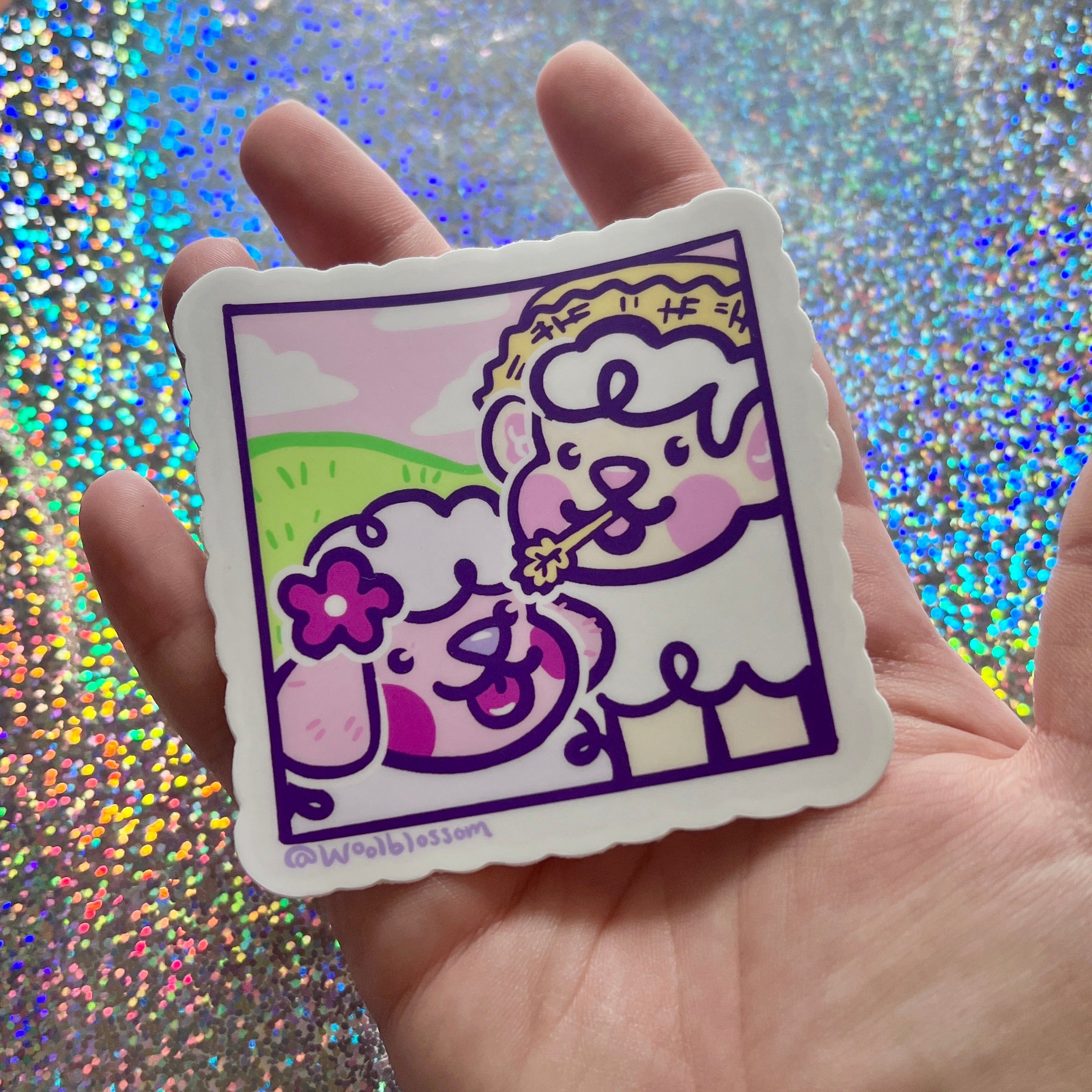 Big Sprout and Cherry Stamp ~ Sticker