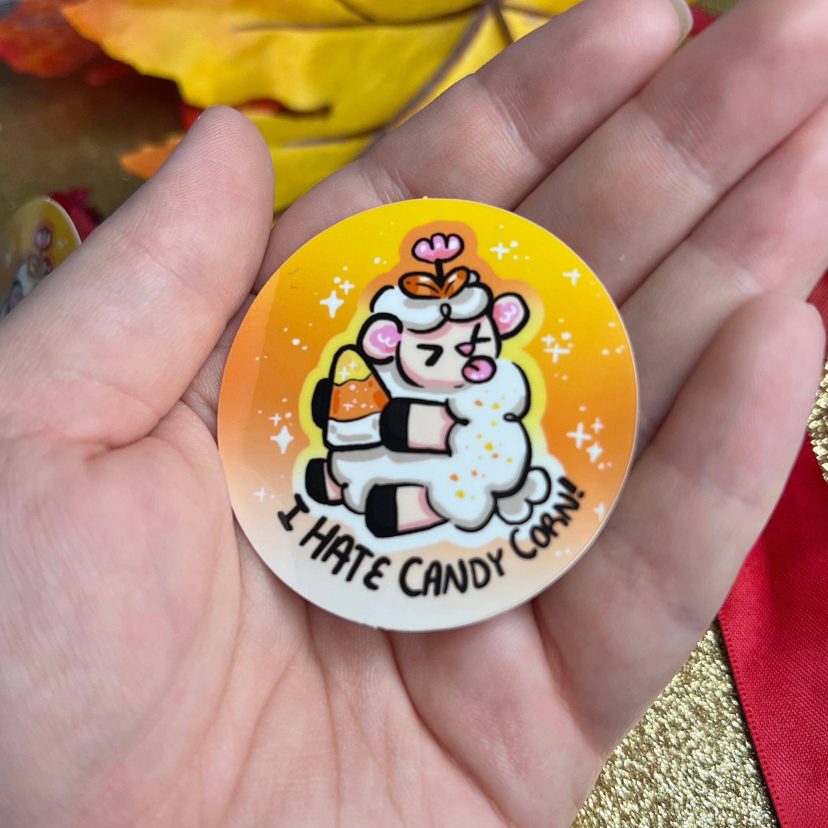 I (Love or Hate) Candy Corn, Sprout ~ Stickers