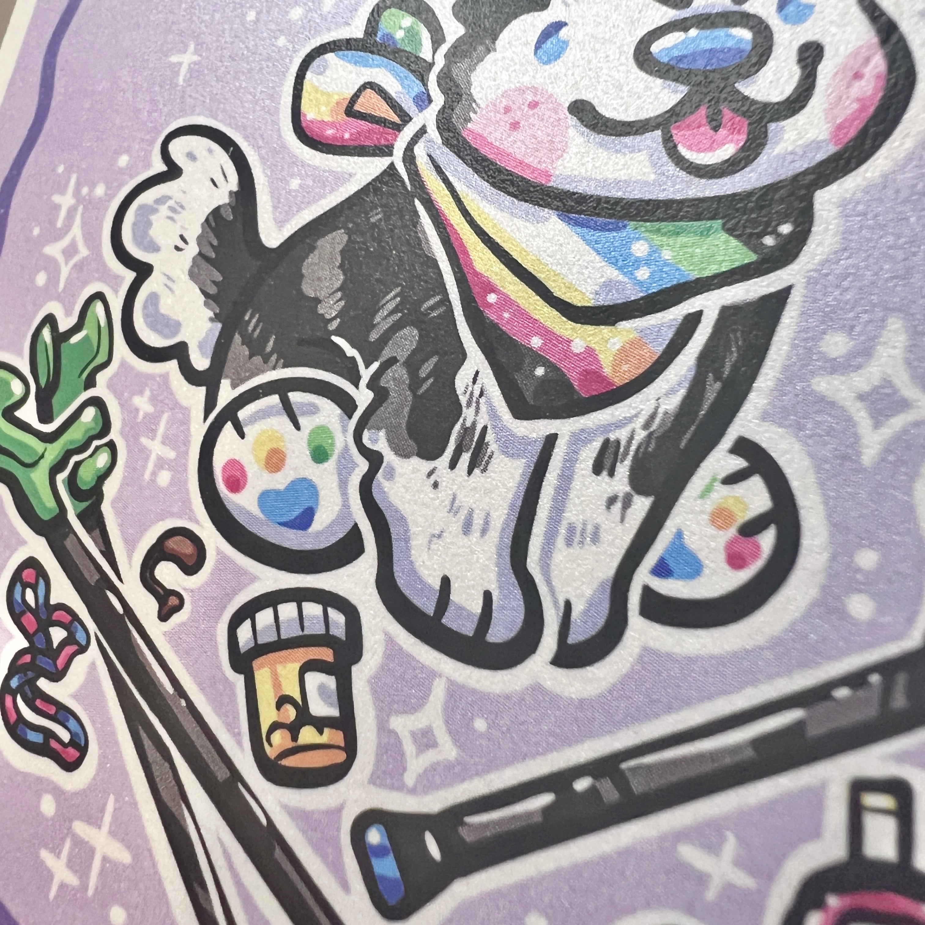 Disability Pride Puppy ~ Shimmer Print