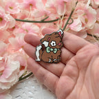 Clove the Gingerbread Puppy ~ Enamel Pin