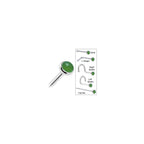 Solid 14K White Gold 2mm Jade Nose Ring