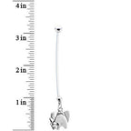 Mommy and Baby Elephant Pregnancy Belly Ring