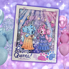 Prom Queens Sky and Pearl ~ Shimmer Print